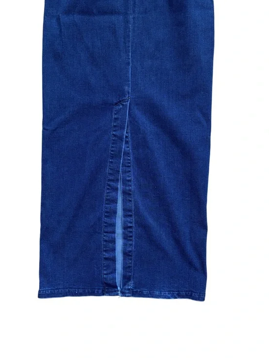 Reformation Strapless Denim Maxi Dress in Dark Blue - Picture 4 of 6